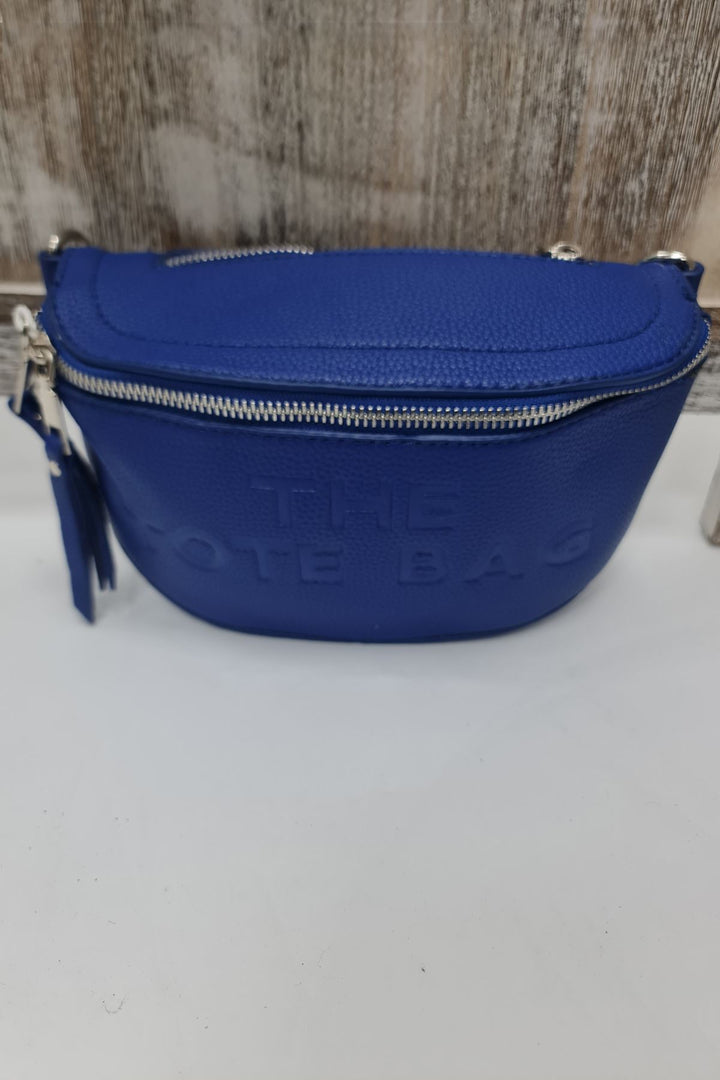 Tote Print Double Zipped Shoulder Bag