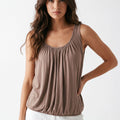 Plain Elasticated Hem Top — view 14
