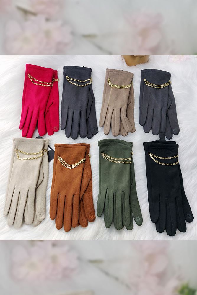 Marcel Chain Plain Gloves