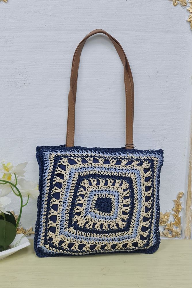 Crochet Handmade Beach Shoulder Bag