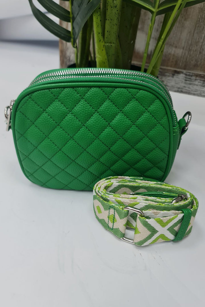 Square Pattern Starp Shoulder Bag