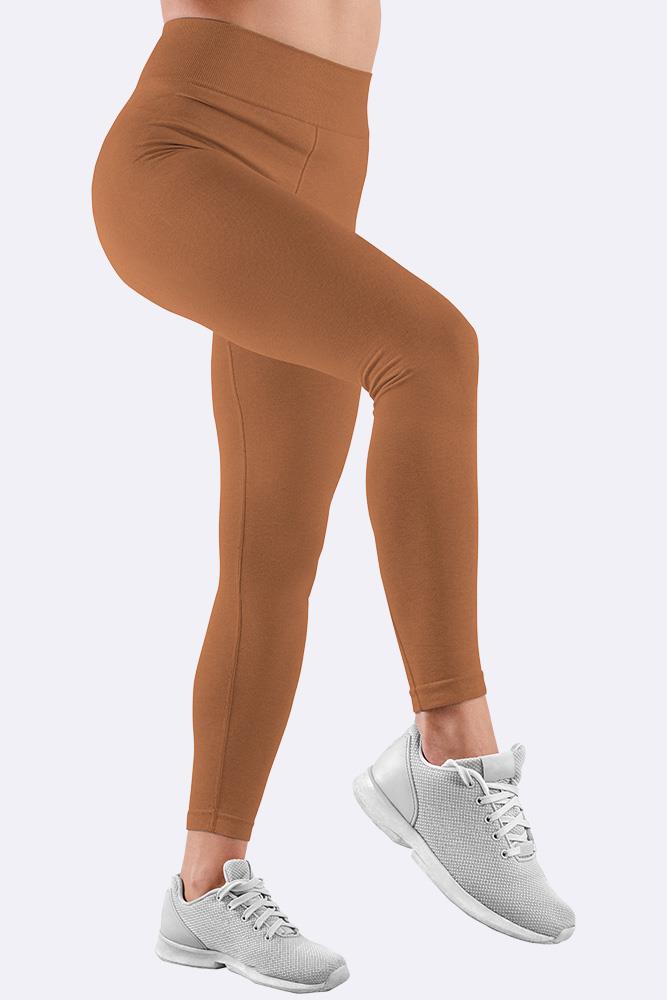 Tummy Control High Waisted Elasticated Fleece Legging