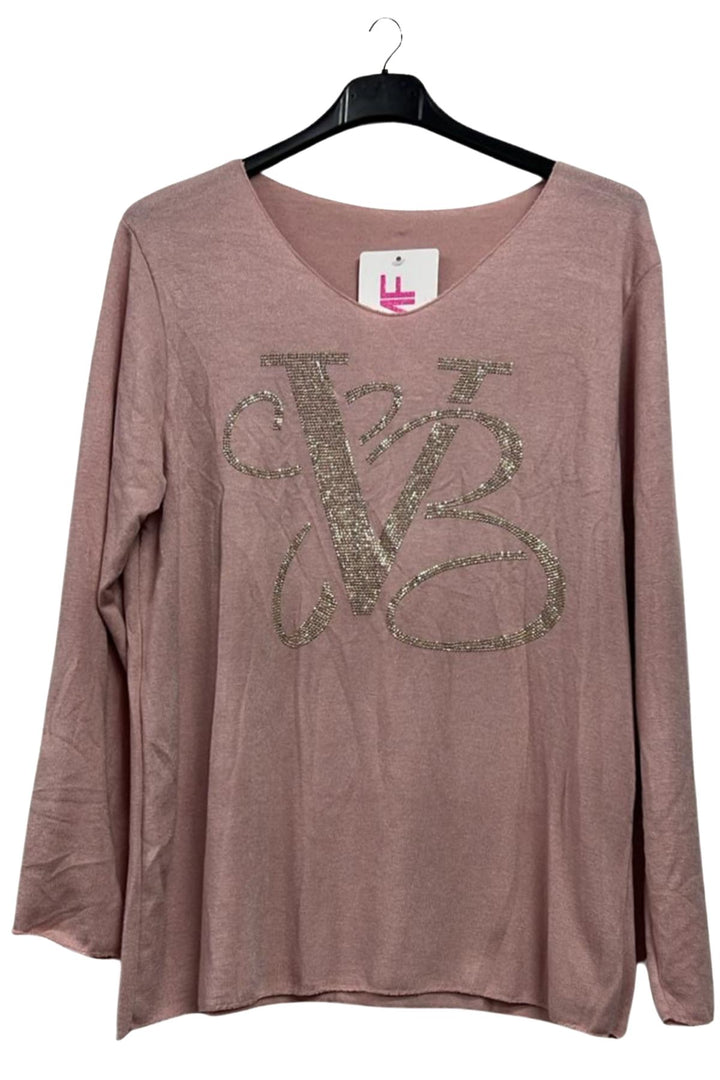 glitter knit tunic top
