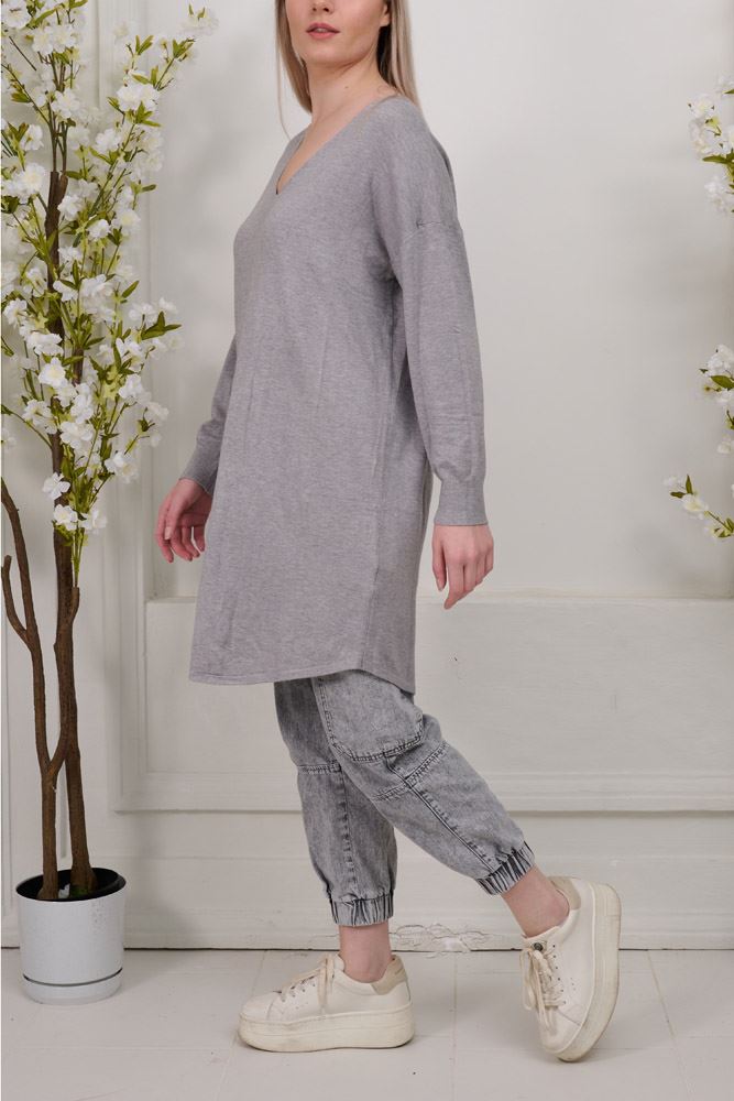 Plain knit Viscose Top