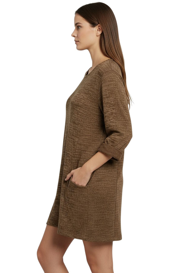 heathered lounge style top with pockets
