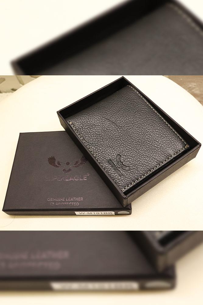 Handcrafted Inner Zipper Pocket Genuine Leather Wallet