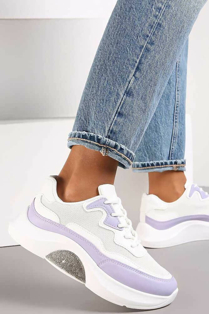 Chunky Diamante Sole Detail Trainers
