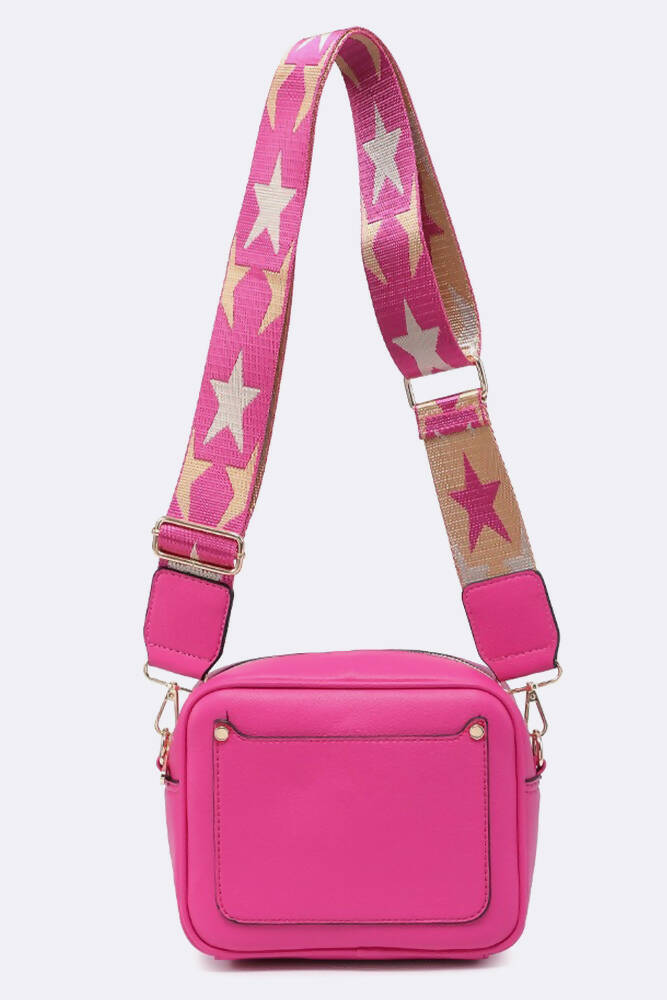 Ladies Star Strap Crossbody bag