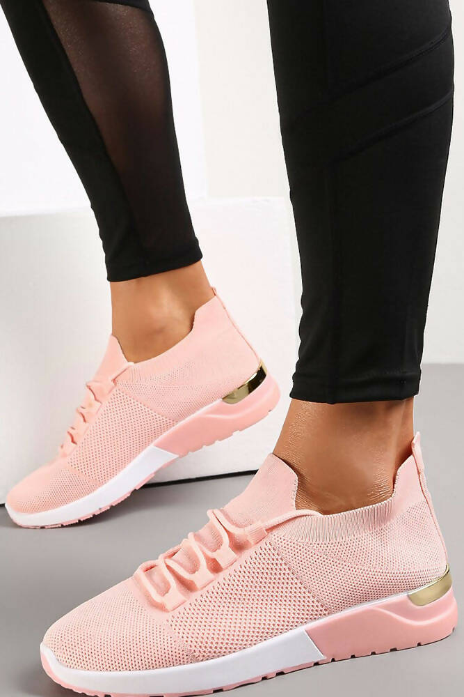 Lace Fastening Mesh net Jogging Trainers