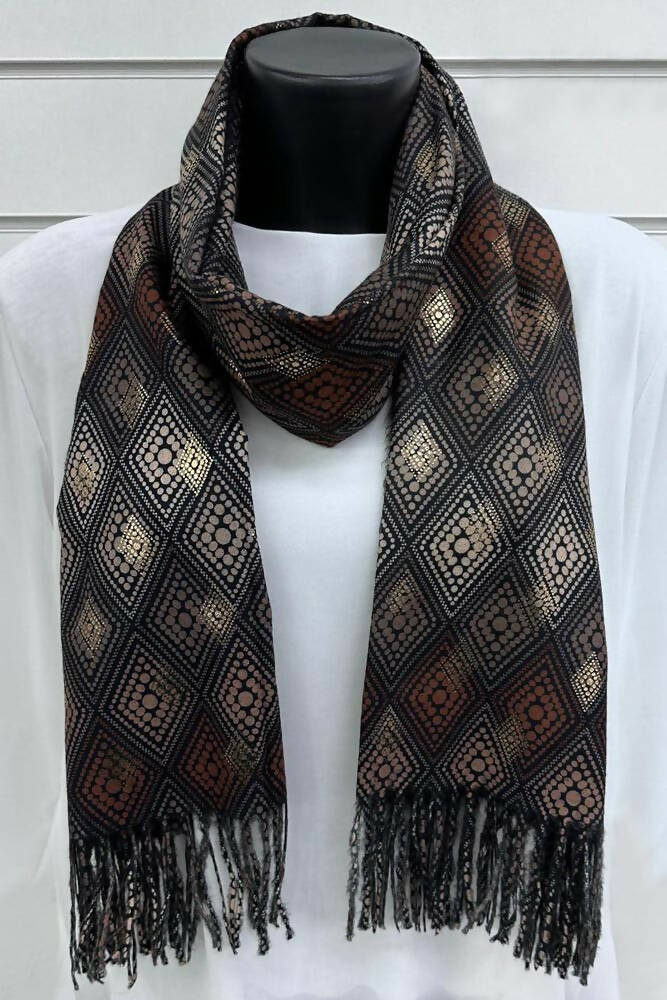 Aztec Print Viscose Scarves