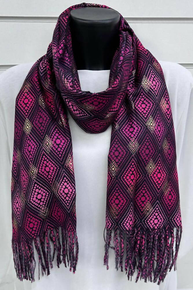 Aztec Print Viscose Scarves