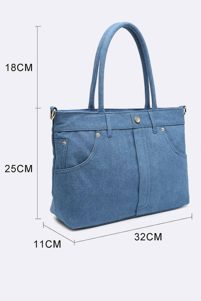 Women Denim Jeans Style Shoulder Bag