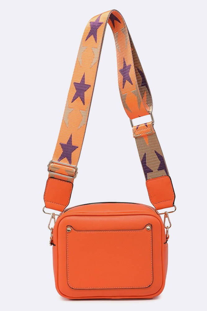 Ladies Star Strap Crossbody bag