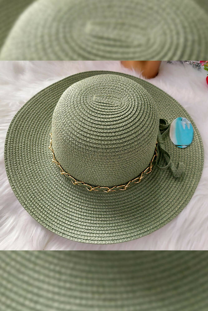 Jute Chain Detailed Hats
