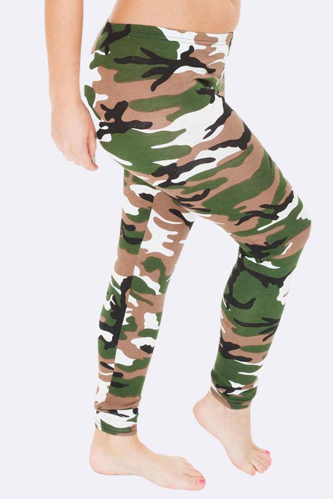Italian Camouflage Print Legging [Pack of 6]