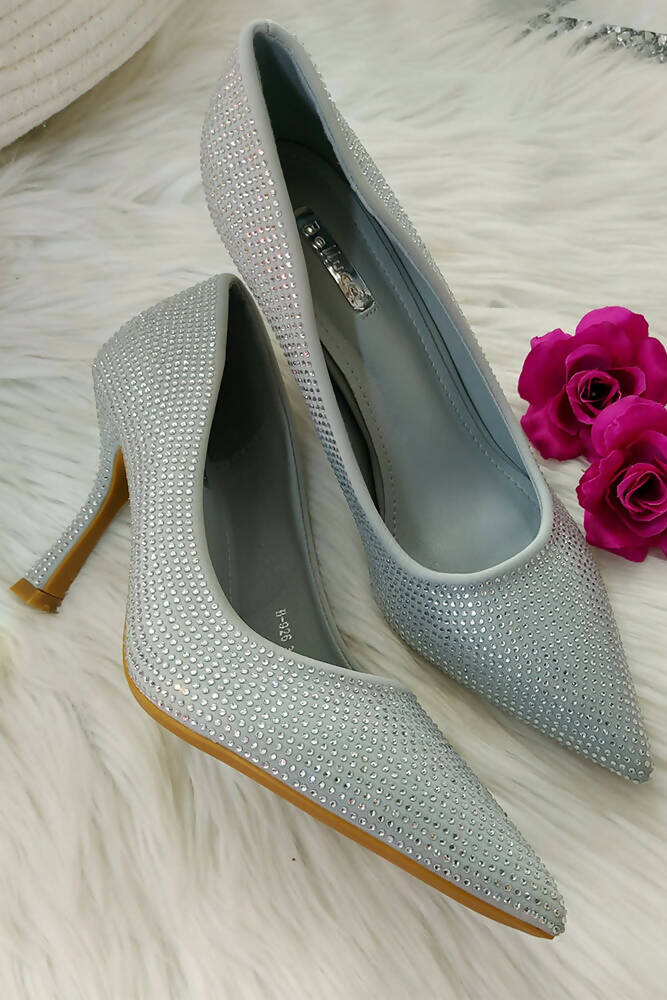 Mesh Woven Stiletto Heel Women Pumps