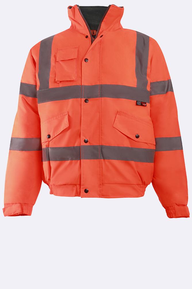 MENS HIGH VISIBILITY BOMBER JACKET (Pack of 7)