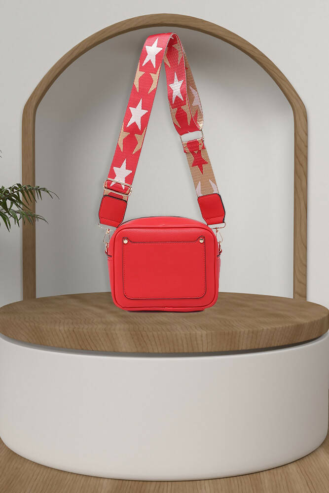 Ladies Star Strap Crossbody bag