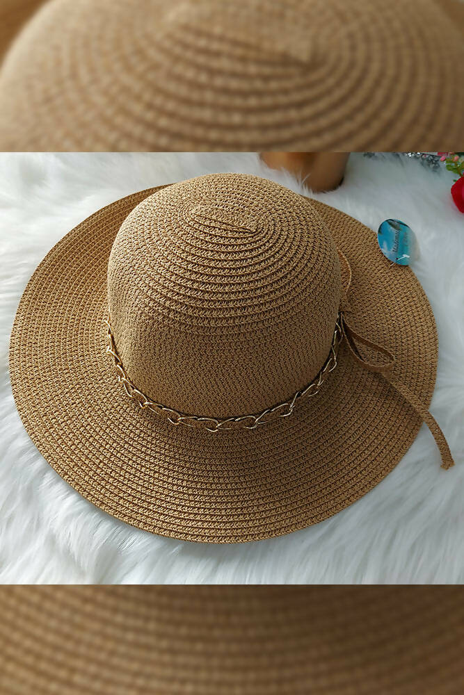Jute Chain Detailed Hats