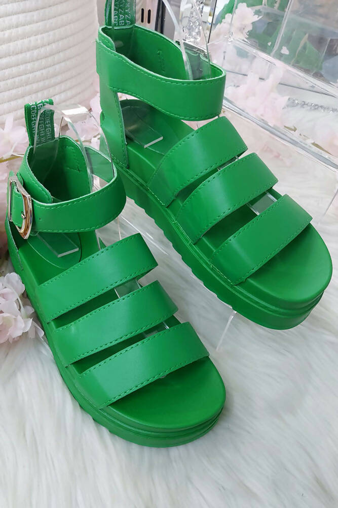 Gladiator Sole Buckle Sandals