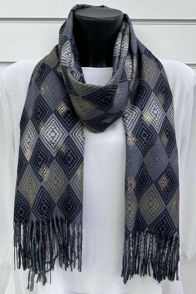 Aztec Print Viscose Scarves
