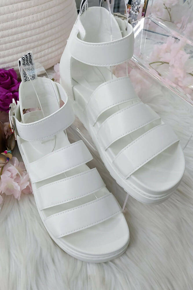 Gladiator Sole Buckle Sandals